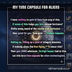 Your Kind Attention Please β Alien Time Capsule