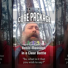 A Core Package โ Basic Message in a Clear Bottle (OM004)