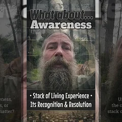 What About Awareness: Stack of Living Experience • Its Recognition & Resolution (WA007)