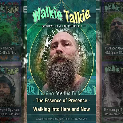 The Essence of Presence · Walking Into Here and Now • Walkie Talkie (IN001)