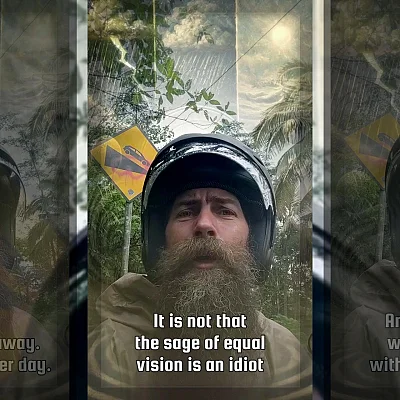 Sage of Equal Vision with Raincoat Ready (QD035)